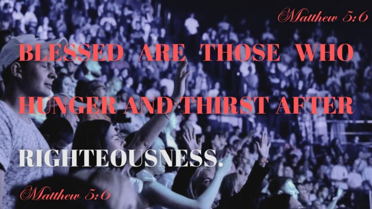 Cultivating an Appetite for God’s Righteousness
