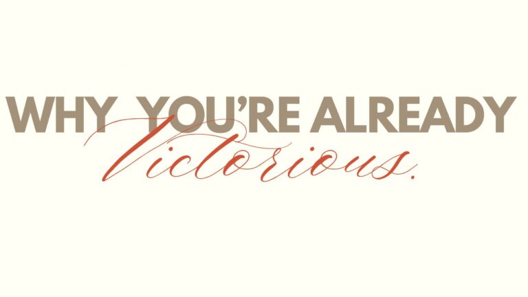Shouting ‘We Won’ in Life Because Jesus Already Did