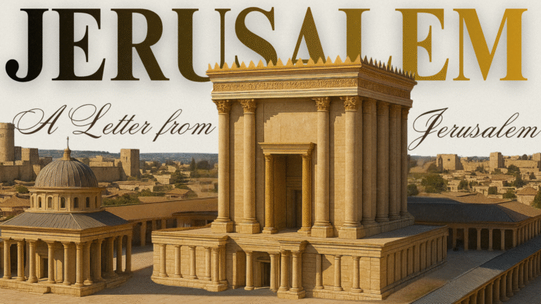 A Momentum Letter from Jerusalem