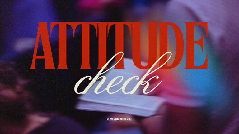 Attitude Check.